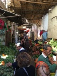 The fruit and veggie market. We got some amazing figs, dates, and apricots and one of the stalls. Yummy!